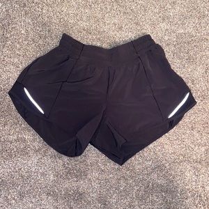 Black lulu lemon shorts